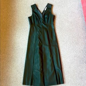NWT Faux Leather Prologue Dress